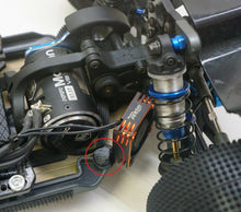 Load image into Gallery viewer, Team Verbundenen B6.2 B6.3 Abgewinkelt Lüfter Halterung 30x30 Motor Kühl Upgrade
