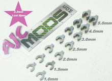 Load image into Gallery viewer, NPRC Drag Racing Shocks Upgrade Front Suspension Up-Travel Limiter Clips Losi 22
