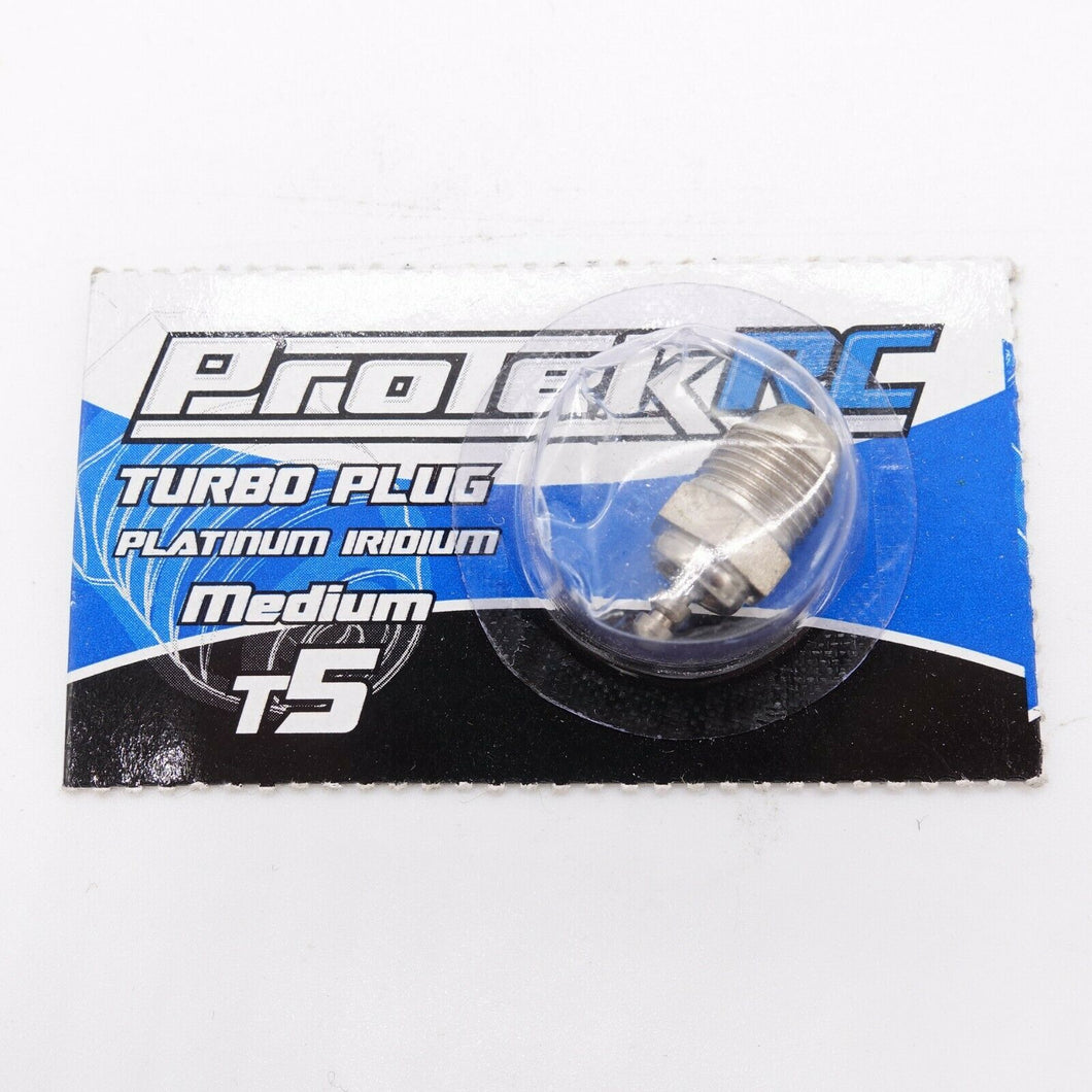 PTK-2552 ProTek RC T5 Medium Turbo Glow Plug (.12 and .21 Nitro Engines)