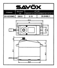 Load image into Gallery viewer, Savox SAVSV0235MG
