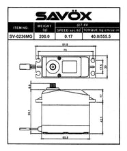 Load image into Gallery viewer, Savox SAVSV0236MG
